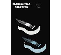 Blank Guitar Tab Paper: Guitar Tab Notebook 110 pages
