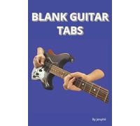 BLANK GUITAR TABS: Notebook with 100 Blank Tabs for 6-String Guitar | 6 Chord Diagrams per Page | Index Pages Included