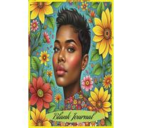 Blank Journal for Women: Inspirational | Colour interior pages | Half Blank & half Lined for creative freedom