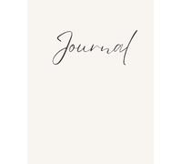 Blank Journal: Large 8.5 x 11 Minimalist Notebook with 100 Blank Pages for Writing, Drawing, or Creative Notes - Soft Matte Cover: Perfect for ... note-taking, or personal reflection