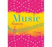 Blank Music Composition Staff Sheet Vibrant Girly Abstract Art Notebook: A music staff book that enriches your experience of making, playing and ... modern bright feminine geometric art