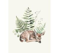 Blank nature sleeping deer gratitude travel password prayer travel journal