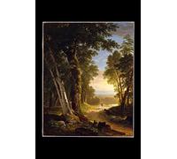 Blank Notebook - 100 Pages - The Beeches - Asher Brown Durand - 1845: 6" x 9"; 152 mm x 229 mm; Page Numbers; Table of Contents; White Paper; 50 Sheets; Unruled Diary; Unlined Journal