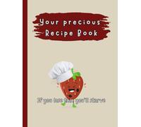 Blank Recipe Book to write in your own Recipes - Well structured full Page Interior - for your 100 favorite Dishes