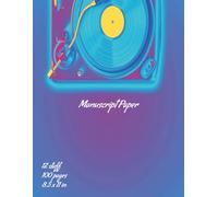 Blank Sheet Music Notebook: 100 Pages of Staff Paper for Piano, Guitar, Songwriting, Composing and more.