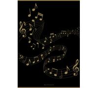 Blank sheet music notebook a4: 8,27″ x 11,69″: 100 numbered pages in high quality ivory paper. 12 Stave. 2 pages to create your own customized index.