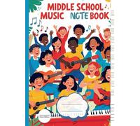 Blank Sheet Music Notebook bicolor: 110 Pages Composition 045" staff