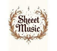 Blank Sheet Music with Chord Charts and Lyric Lines for Songwriting