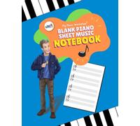 Blank Sheet Piano Music Notebook for Kids and Beginners | Large Wide Staff Manuscript Paper, 8.5 x 11, 100 pages | Great for learning, writing, and composing piano