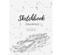Blank Sketchbook for Drawing Journal For teens, adults creative art mindfulness artist
