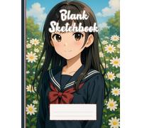 Blank Sketchbook | Forest Light Anime Girl Edition | 8.5 x 11 in | 108 Unlined Pages: Ideal for Drawing, Sketching, Storyboarding, Creative ... Anime Art Projects, and Freestyle Creations