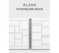 Blank Storyboard Book: 8.5 x 11 Storyboard Panel Notebook - 120 Pages for Filmmaking, Animation, and Video Planning