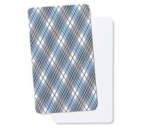 Blank Tarot, Tarotee Back: 80 DIY Customizable Cards for Creating Your Own Tarot, Oracle, Flash Cards, or Game Deck - Durable Card Stock with Classic Plaid Backs for Artists, Educators, and Creators