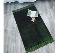 Blanker - Tappeto da preghiera senza ornamenti, dimensioni 70 x 110 cm, musulmana Namaz-lik Seccade, tappetino per preghiera, Salah, Sejadah, Seccade, islamic prayer mat rug, per la preghiera in Islam