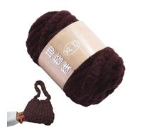 Blanket Yarn - Chenille Yarn | Crochet Yarn | Soft Yarn For Crocheting, Bulky Yarn For Chunky Blankets, Fuzzy Polyester Yarn For Hats, Shoes, Gloves, Crocheting Supplies, Wool Balls For Crafting