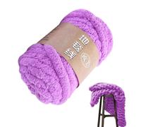 Blanket Yarn - Chenille Yarn | Crochet Yarn | Soft Yarn For Crocheting, Bulky Yarn For Chunky Blankets, Fuzzy Polyester Yarn For Hats, Shoes, Gloves, Crocheting Supplies, Wool Balls For Crafting