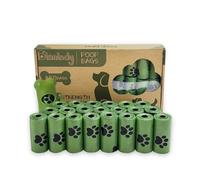 Blanlody Sacchetti Cane Cacca 450 Pezzi a base di Amido di Mais Biodegradabili Profumati 30 x 22cm Resistenti, Facili da Aprire e a Prova di Perdite Sacchetti Cane e porta sacchetti cane