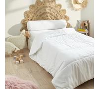 Blanrêve - Piumino in microfibra, morbido, trattato anti acari, morbido e cure, copripiumino 140 x 200 cm, letto singolo