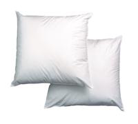 BLANREVE Set di 2 cuscini a tripla protezione - 60 x 60 cm - Bianco