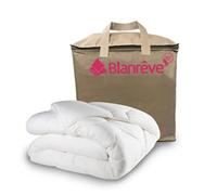 Blanrêve - Trapunta molto calda anti acari - Maxi Comfort e gonfiante - per letto matrimoniale - Eco Responsabile - Made in France - Bianco - 240 x 220 cm