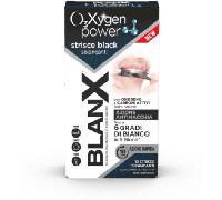 BLANX O3X OXYGEN POWER BLACK STRISCE NERE SBIANCANTI ANTIMACCHIA DENTI + BIANCHI