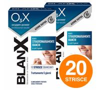 BlanX O3X Strisce Sbiancanti Denti Oxygen Power Antimacchia Flessibili A Scelta