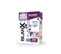 BlanX, White Shock Purple Corrector, Trattamento Sbiancante Antigiallo, 2 Volte Più Efficace Contro le Macchie Gialle, Effetto Istantaneo Contro L'Ingiallimento, Bite a Luce Led Incluso, 20ml