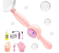 Blasennebelstab - 12.20 Inches Interaktive Seifenblasen Maschine | Aufladbares Spielzeug - ABS Elektronisch Mit LED Lichtern Für Kinder Outdoor Party Geburtstagsfeier Střand Und Fantasievolles Spielen