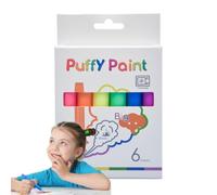 Blasenstifte, Blasenfarbenstift,6 Farben Zeichenstifte für Kinder - Bubble Pop Corn Zeichenstifte, wärmeaktivierter 3D-Kunststift, Farbmalstift für Kinder ab 3 Jahren, Geburtstag, Weihnachten