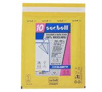 10 Buste imbottite Sacboll in carta avana E 24X32cm BLASETTI
