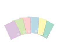 Blasetti - 10 Maxi quaderni One Color PASTELLO con Jolly Page - Quadretti 5M