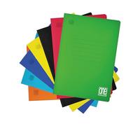 Blasetti - 10 Maxi quaderni PPL One Color con Jolly Page. Carta da 80gr, 80 facciate + risguardo, copertina in polipropilene - Rigatura 0A - righe con margini 3° elementare