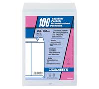 Busta a sacco bianca - serie Mailpack - strip adesivo - 250x353 mm - 80 gr - Blasetti - conf. 100 pezzi