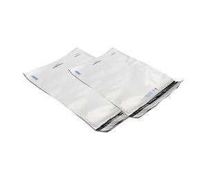 BLASETTI - 100 Sacchetti per Spedizione in Plastica POLYSELF - Formato: 32x48 cm, Materiale Polietilene Bianco. Antistrappo con Chiusura Adesiva, Buste Flyer Riciclabili per Corrieri e Spedizioni