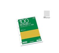 Blasetti 15 pacchi Ricambi A4 quadretti 5mm 100 fogli a pacco 60gr