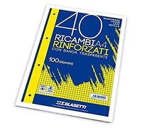 Ricambio rinforzato A4 100gr 10M - quadretti da 10 mm