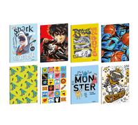 BLASETTI - 8913 - Maxiquaderno Kid Boy - A4 - rigo di 3a - 21 fogli - 80 gr - Blasetti - 103267 - Conf. da 10 Pz. - 8913