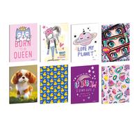 BLASETTI - 8922 - Maxiquaderno Kid Girl - A4 - 1 rigo c-margine - 21 fogli - 80 gr - Blasetti - 103276 - Conf. da 10 Pz. - 8922