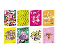 BLASETTI - 8942 - Maxiquaderno Teen Girl - A4 - 1 rigo c-margine - 21 fogli - 80 gr - Blasetti - 103296 - Conf. da 10 Pz. - 8942