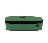 Blasetti Astuccio One Color STRONG Round Verde - Resistente e Pratico, Poliestere 900D Oxford, Doppia Zip, Design Elegante, 22,5 x 10,3 x 6,2 cm