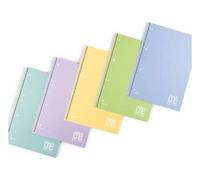 Maxiquaderno One Color Pastel - A4+ - forato spiralato - 4 mm - 80 Fg (6 Pz)