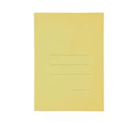 Blasetti Cartelline 3 Lembi in Cartoncino Riciclato Manilla - CARTECO' GIALLO - Raccoglitore Documenti Per Ufficio, Formato 25x35 cm, Confezione 50 Pezzi, Carta 1800gr