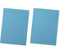 Blasetti Cartelline Portadocumenti 3 Lembi - Zaffiro AZZURRE raccoglitore documenti per ufficio, Formato 22x33,5 cm, Confezione 50 pezzi, Carta da 200gr Certificata PEFC (Confezione da 2)