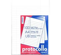 Blasetti Fogli protocollo CF100 UB A4 120 g/m² risma da 100 fogli