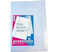 Blasetti - Fogli protocollo uso bollo, A4, 1 pezzo con 20 fogli