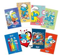 Blasetti - I PUFFI - Maxi Quaderno formato A4 (21Cm X 29,7Cm) - Carta 100gr - Copertina da 240 gr - Confezione da 10 pz (0C)