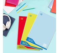 Blasetti Linea Blu - Quaderno A4 - C5 Righe Scuola Media e Superiore - 6pz