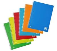Blasetti Quaderno spiralato One Color – A4 Plus – Quadretti 5 mm senza margini – Confezione 6 pezzi