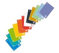 Blasetti One Color - Quaderno formato A4, Maxi quaderni con Jolly Page, Confezione da 10 pezzi, Carta da 100gr, Copertina monocromatica - Rigatura 4M