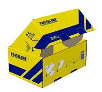 BLASETTI - 0423 - Scatola spedizioni Postal Box® - L - 40 x 27 x 17 cm - giallo-blu - Blasetti - 91395 - Conf. da 1 Pz. - 0423